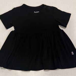 Bubble Baby Bamboo Black Dress 12–18M Toddler Soft Twirl Dress